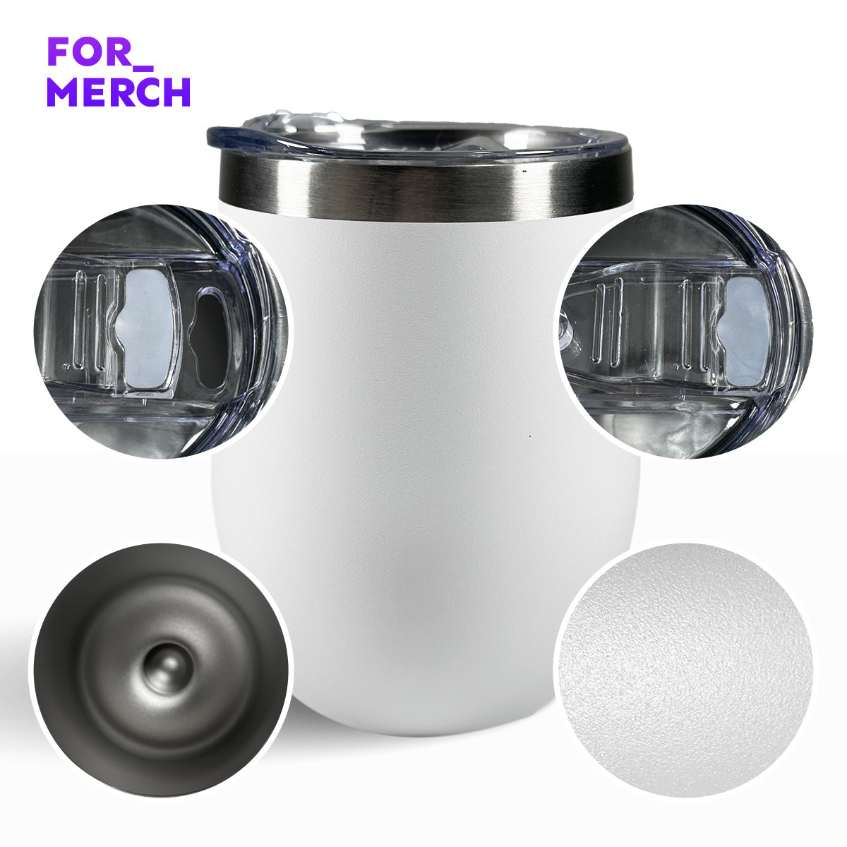 CAJA CON 12 COPAS DE VINO TÉRMICAS 12 oz